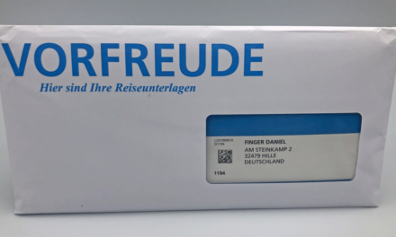 AIDA Reiseunterlagen