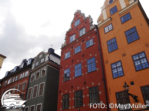 Stockholm Sehenswürdigkeiten - Gamla Stan Häuser in Gamla Stan, Stockholm