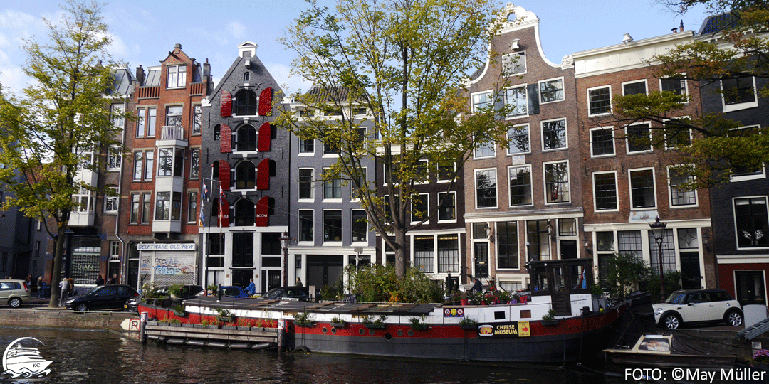 Blick auf das Amsterdam Cheese Museum Amsterdam auf eigene Faust - Sehenswürdigkeiten: Das Amsterdam Cheese Museum