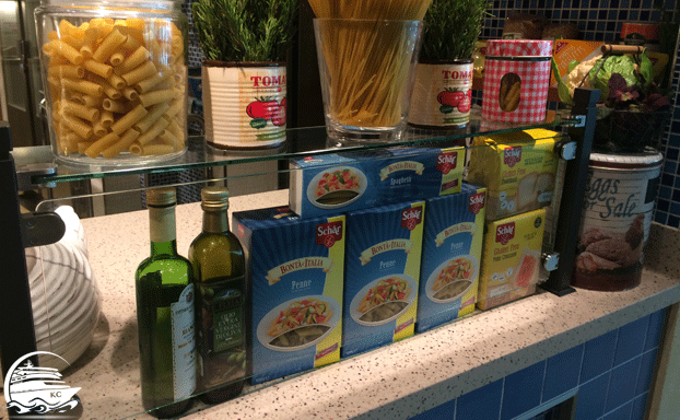 AIDA Lebensmittelallergien - Auslage Lebensmittel für Allergiker