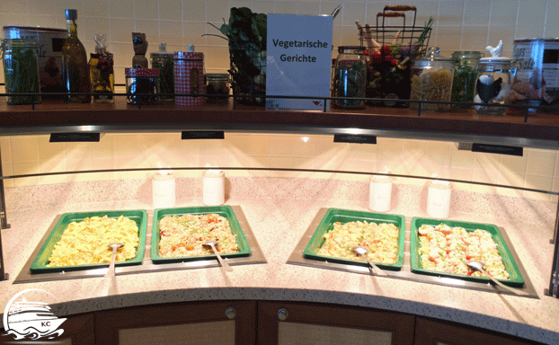 AIDA Lebensmittelallergien - Vegetarische Gerichte AIDA Lebensmittelallergien - Vegetarische Gerichte am Buffet