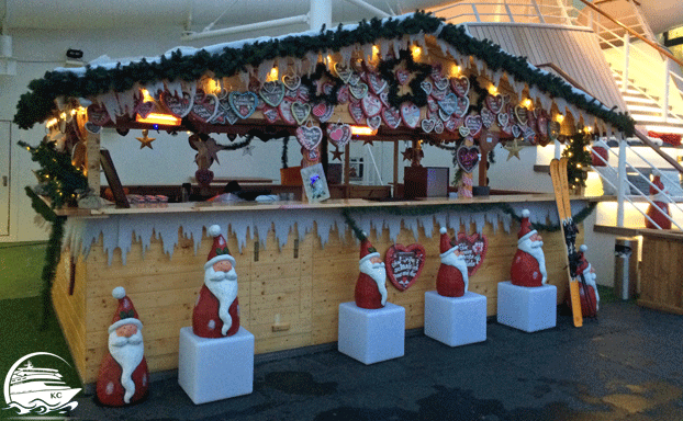 Glühweinbude auf AIDAprima Winterurlaub - Metropolen ab Hamburg mit AIDAprima