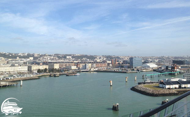 Le Havre im März 2015 Winterurlaub - AIDA Kreuzfahrt Metropolen ab Hamburg