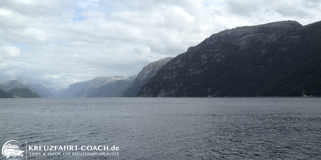 Stavanger auf eigene Faust - Blick in den Lysefjord bei Stavanger