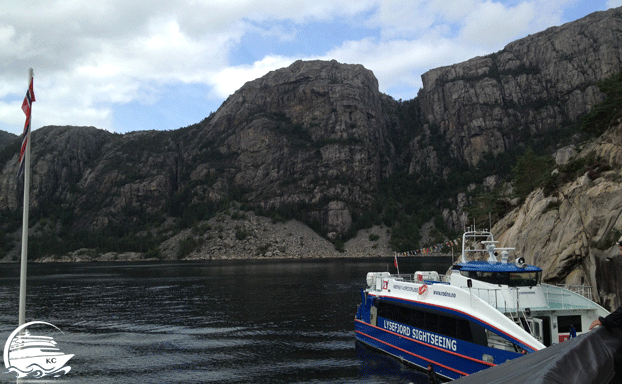 Stavanger auf eigene Faust - Bootsfahrt auf dem Lyseford - Zwischenstopp