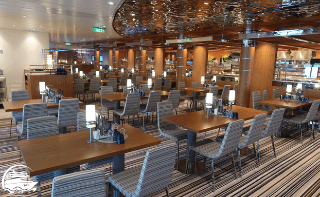 Blick in das Yachtclub Restaurant AIDAnova Yachtclub - Blick in das Restaurant