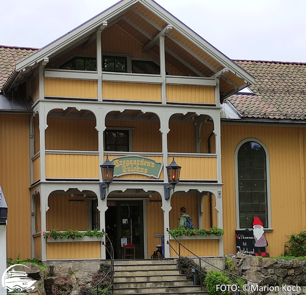 Eingang zum Weihnachtshaus Ausflugstipps Oslo - Eingang zum Weihnachtshaus