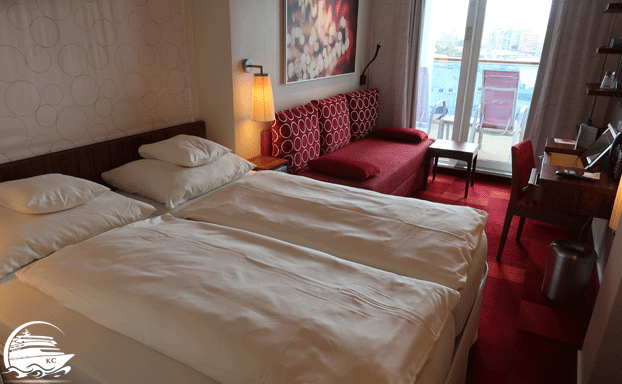 AIDAnova Kabine 10243 AIDAnova Verandakabine Komfort mit 3 Betten