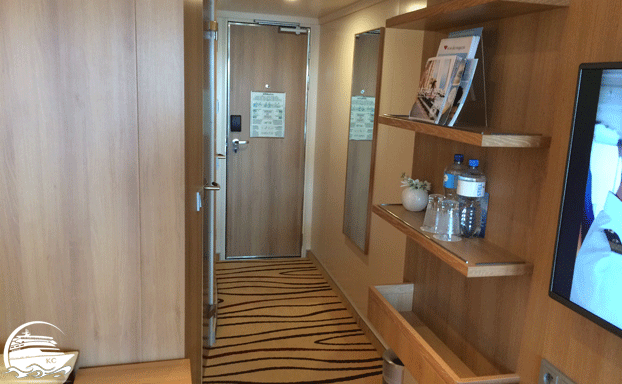 AIDAprima Kabine 5224 AIDAprima Verandakabine Komfort mit 3 Betten