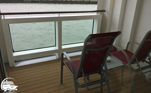 AIDAprima Kabine 5224 AIDAprima Verandakabine Komfort mit 3 Betten