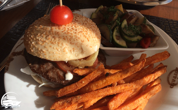 Buffalo Steak House - Burger AIDAperla Reisebericht 2017 - Buffalo Steak House - Burger