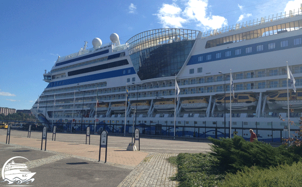 AIDAmar in Stockholm AIDA Liegeplatz - Stockholm