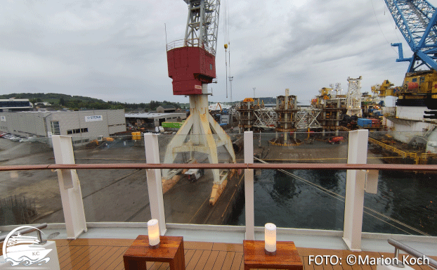 Blick auf die Müllverbrennungsanlage Ausflugstipps Stavanger / Mekjarvik - Blick auf die Müllverbrennungsanlage