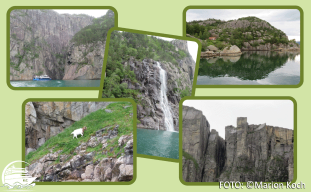 Impressionen der Bootsfahrt auf dem Lysefjord Ausflugstipps Stavanger / Mekjarvik - Impressionen der Bootsfahrt auf dem Lysefjord
