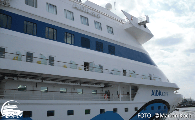 AIDAcara Meine 1. Kreuzfahrt mit AIDAcara - Die AIDAcara in Kiel