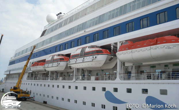 Rettungsboote von AIDAcara Rettungsboote von AIDAcara