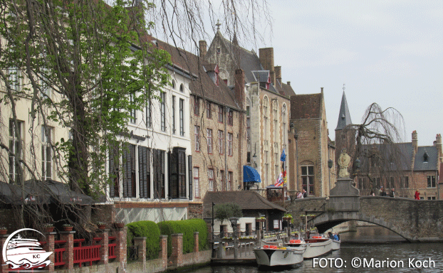Nepomuk-Brücke Ausflugstipps Zeebrügge / Brügge - Nepomuk-Brücke
