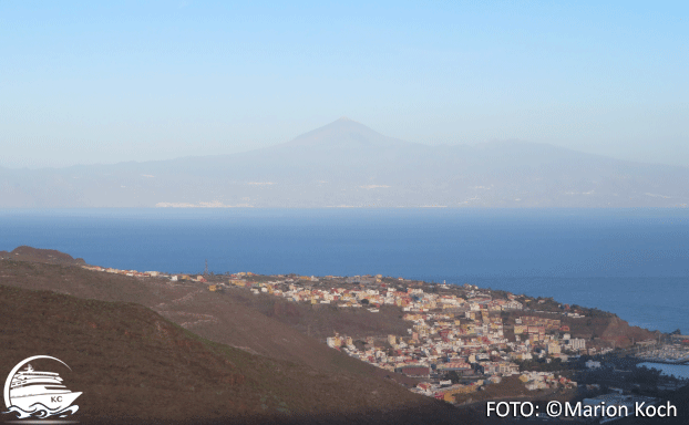 Blick auf San Sebastián Ausflugstipps La Gomera - Blick auf San Sebastián