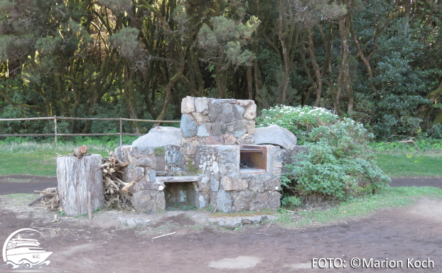 La Laguna Grande - Grillplatz Ausflugstipps La Gomera - La Laguna Grande - Grillplatz