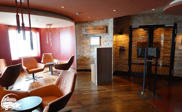 Eingang zum Churrascaria Steakhouse auf AIDAcosma AIDAcosma Restaurants Erfahrungen - Churrascaria Steakhouse