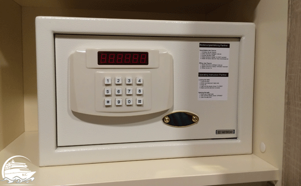 Safe für Wertsachen AIDA Kabinen Ausstattung - Safe