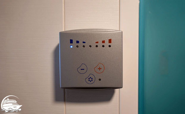 Steuergeärt für die Klimaanlage AIDA Kabinen Ausstattung - Steuergeärt für die Klimaanlage