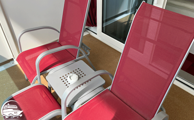 Veranda auf AIDAcosma AIDA Kabinen Ausstattung - Veranda auf AIDAcosma