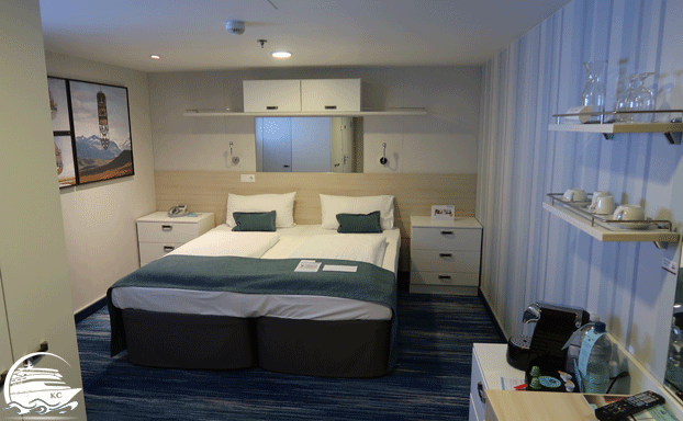 Blick in die Kabine Mein Schiff 1 Innenkabine 7215 - Blick in die Kabine