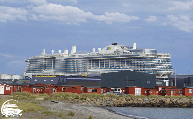 AIDAnova am Liegeplatz in Skagen Skagen Liegeplatz - AIDAnova