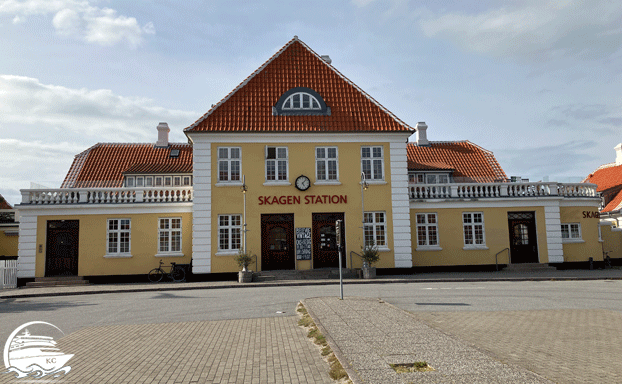 Bahnhof in Skagen Skagen Sehenswürdigkeiten - Der Bahnhof