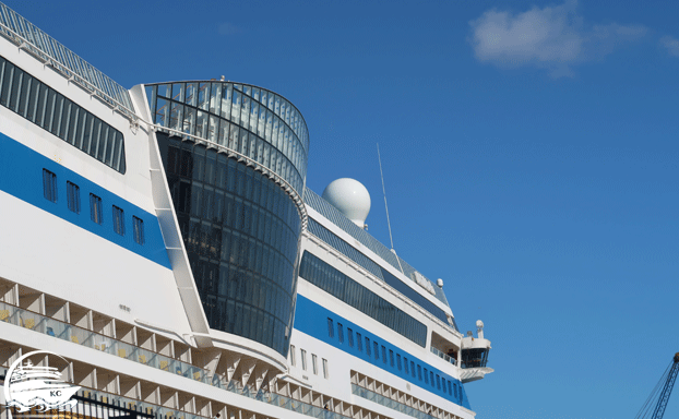 Theatrium von AIDAbella von aussen AIDA Schiffe - Sphinx Klasse - Theatrium