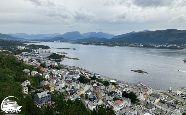 Hausberg Aksla - Ausblick Ålesund Ausflug - Hausberg Aksla - Ausblick