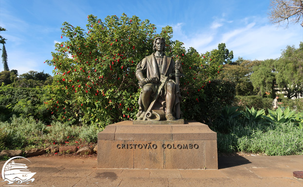 Statue von Christopher Columbus Madeira Sehenswürdigkeiten - Funchal - Statue von Christopher Columbus
