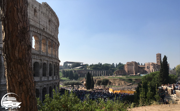 Vorplatz Kolosseum Rom Sehenswuerdigkeiten - Vorplatz Kolosseum