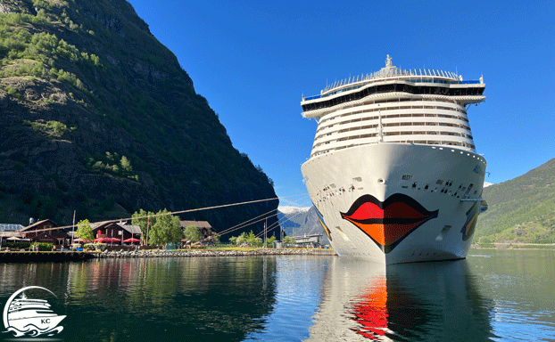 AIDAnova in Flåm Norwegen mit AIDA - AIDAnova in Flåm