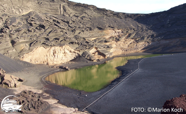 Halbkrater bei El Golfo Ausflugstipps Lanzarote - Halbkrater bei El Golfo