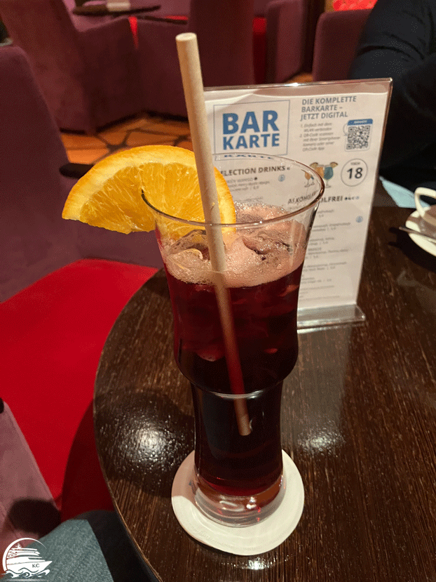 "AIDA" Cocktail AIDA Barkarte - Cocktail - AIDA