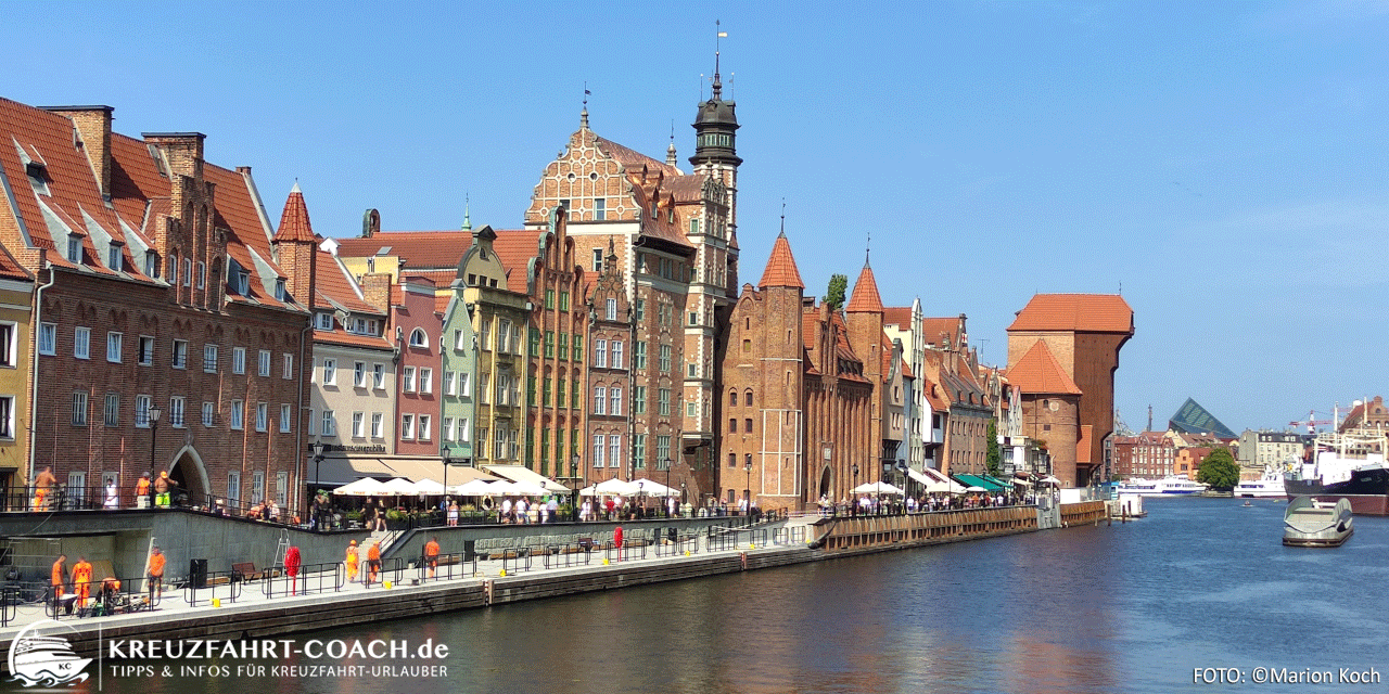 Danzig auf eigene Faust - Sehenswürdigkeiten, Kreuzfahrtanleger, ...