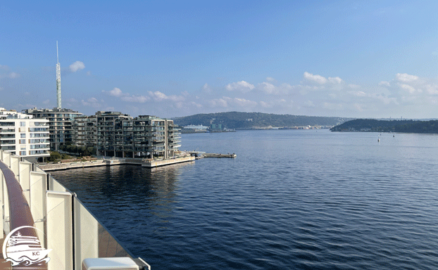 Blick von AIDAnova auf Oslo Kreuzfahrt 31 - Skandinavische Highlights mit AIDAnova