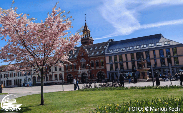 Ausflugstipps Kristiansand - Blick auf das Rathaus