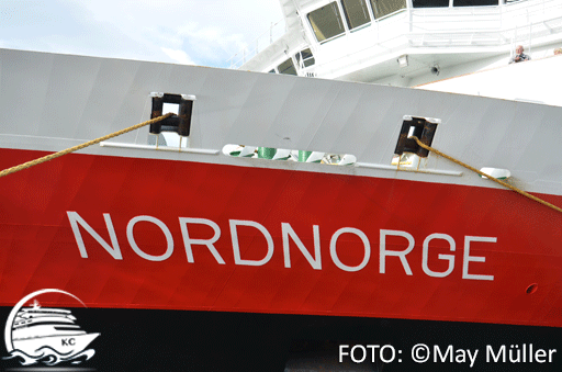 Unterwegs in Norwegen mit der "Nordnorge" Hurtigruten Schiff "Nordnorge"