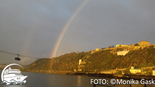 Regenbogen bei Koblenz FOTO: ©Monika Gask