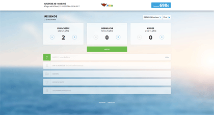 Neues Buchungssystem bei AIDA 1 Bild - AIDA - Neues Buchungssystem Darstellung gross