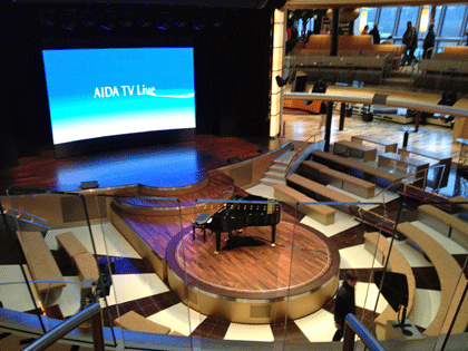 Theatrium AIDA Schiffsbesuch - Blick ins Theatrium