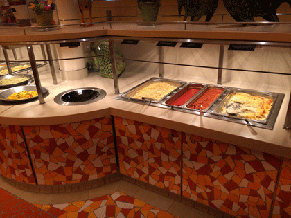 AIDAprima Restaurants – Teil 1 - Buffet Restaurants 5 Kinderbuffet im Fuego Restaurant auf AIDAprima