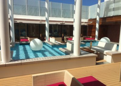 Das Patiodeck auf AIDAprima