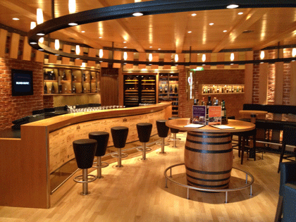 Vinothek auf AIDAstella AIDA Schiffsbesuch - Vinothek auf AIDAstella