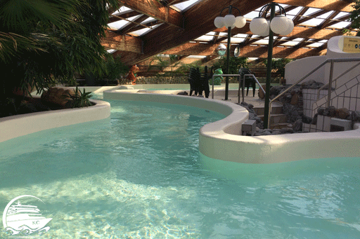 Center Parcs - Aqua Mundo Blick ins Aqua Mundo im Center Park Nordseeküste 2017