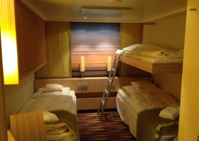 Kabine mit Pullman-Bett auf AIDAsol